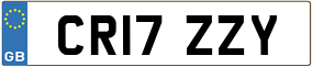 Truck License Plate